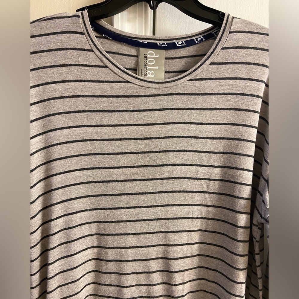 Dolan Anthropologie left coast collection crewneck blouse striped Large - Picture 2 of 6